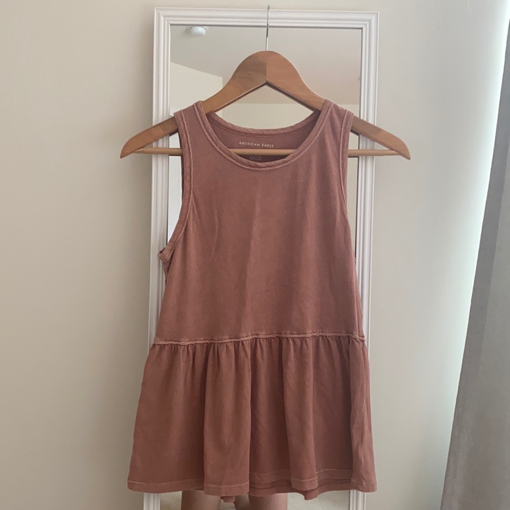 American Eagle Peplum Tank